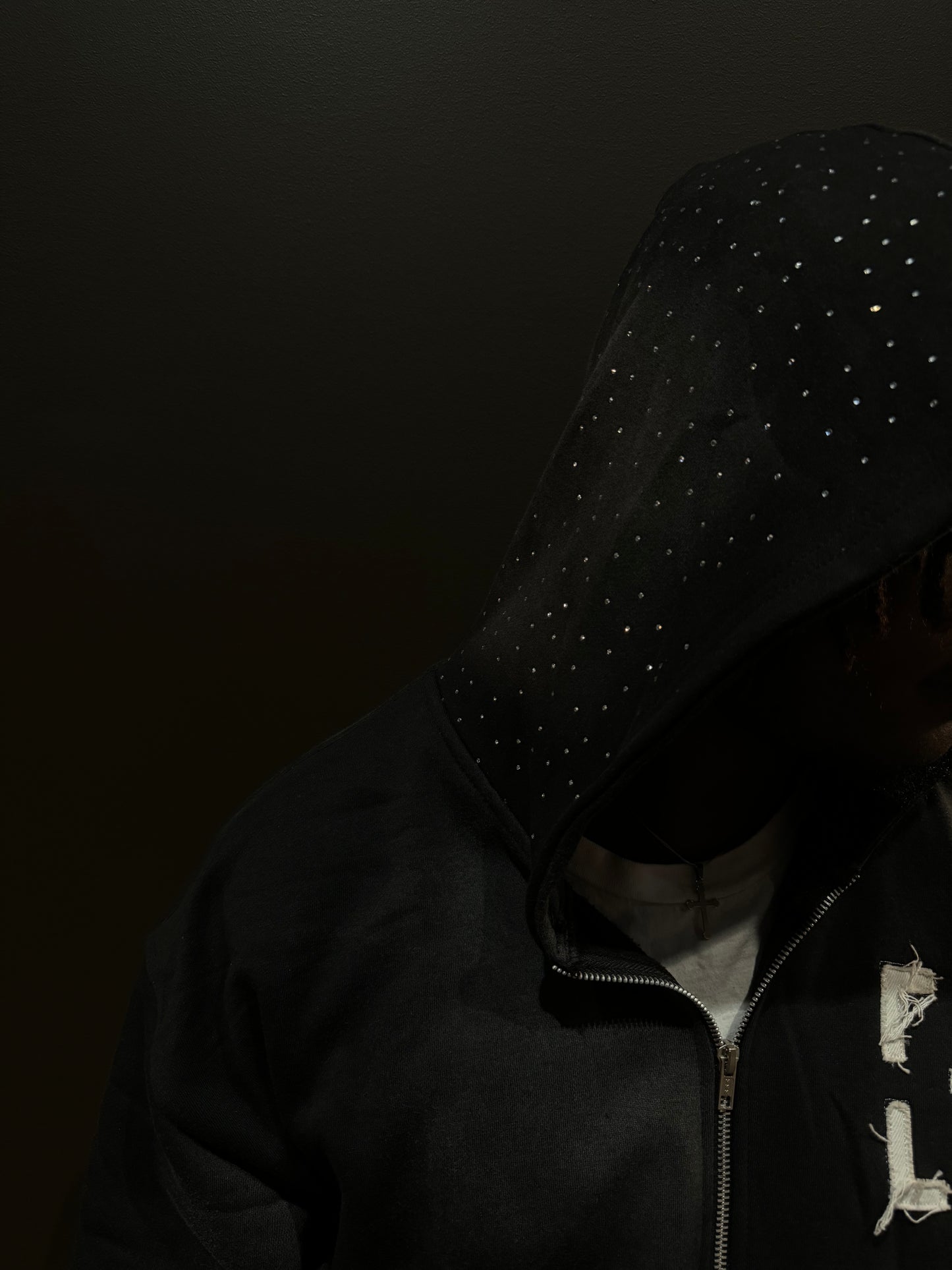 PRTCL Rhinestone Hoodie