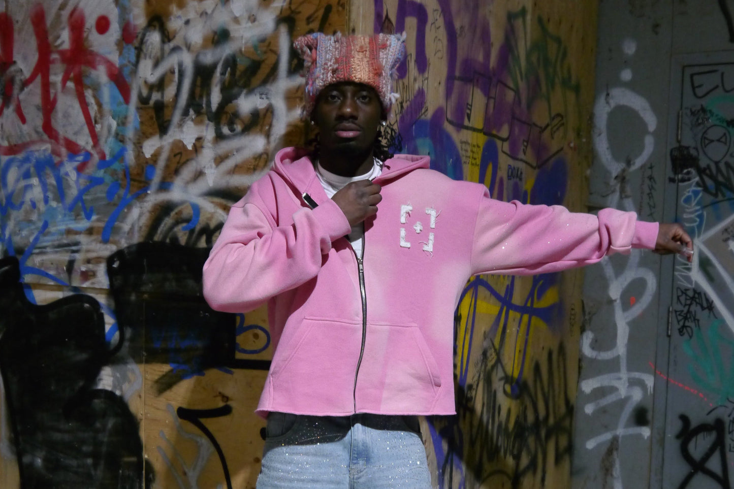 PRTCL Rhinestone Hoodie