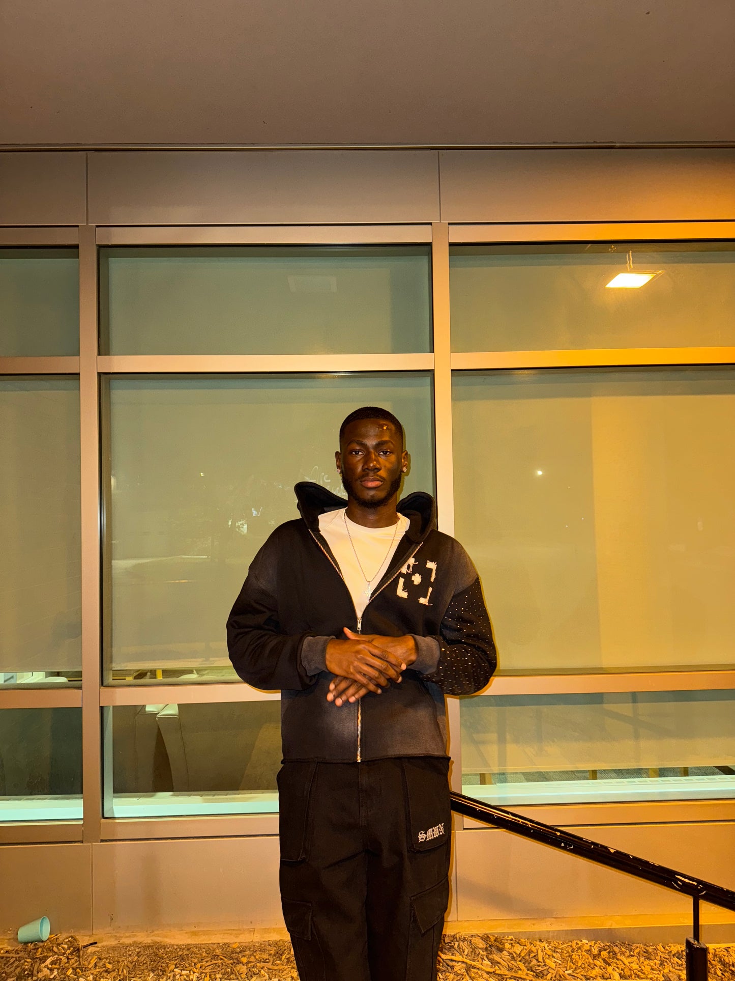 PRTCL Rhinestone Hoodie